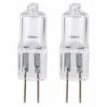 Competencia 12V 10W 110-130 Lumens G4 T3 JC Halogen Bulb with 2000H Clear, 2PK CO3244242